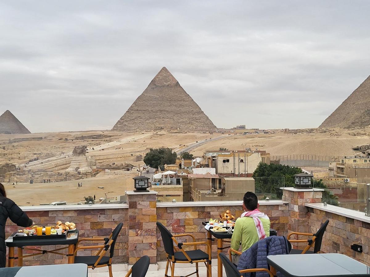 Steps In Pyramids View Hotel Kafret el-Gabal Exterior photo