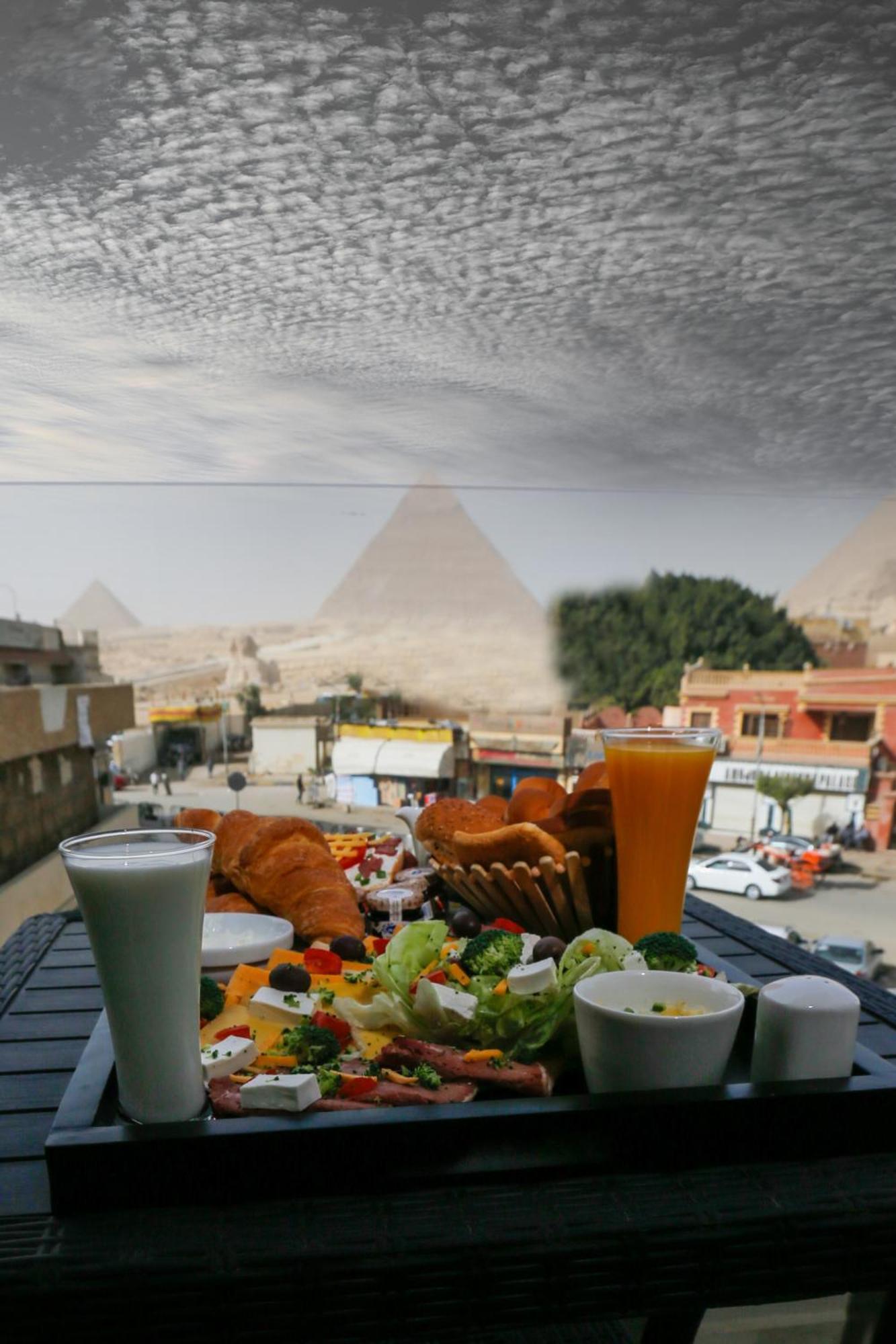 Steps In Pyramids View Hotel Kafret el-Gabal Exterior photo