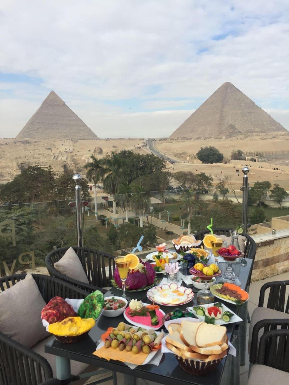 Steps In Pyramids View Hotel Kafret el-Gabal Exterior photo